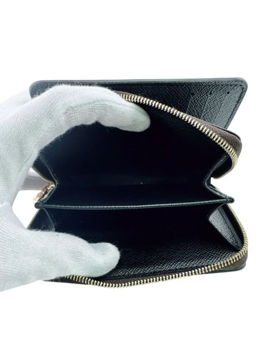 Louis Vuitton Compact Wallet Portefeuille Monogram Leopard Trifold